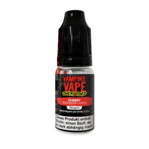 Vampire Vape - Overdosed Kirsche Himbeere Apfel Nikotinsalz Liquid 10ml | 20mg/ml
