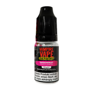 Vampire Vape - Overdosed Passionfruit Peach Lemon Nikotinsalz Liquid 10ml | 20mg/ml
