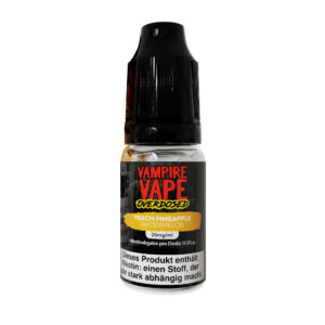 Vampire Vape - Overdosed Ananas Pfirsich Wassermelone Nikotinsalz Liquid 10ml | 20mg/ml