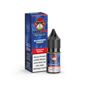 VapeApe - Blueberry Magic Nikotinsalz-Liquid 10ml | 20mg/ml